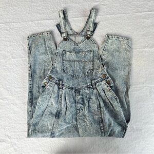 Vintage LondonLondon Acid Wash Denim Overalls